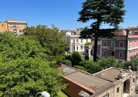 Palazzo cielo terra adiacenze Piazza Re Di Roma. Complesso Immobiliare composto da due edifici di cui una ampia depandance elegantemente ristrutturata. circondati da un meraviglioso giardino pensile di circa mq.326 con una fontana centrale costruito nel 1912